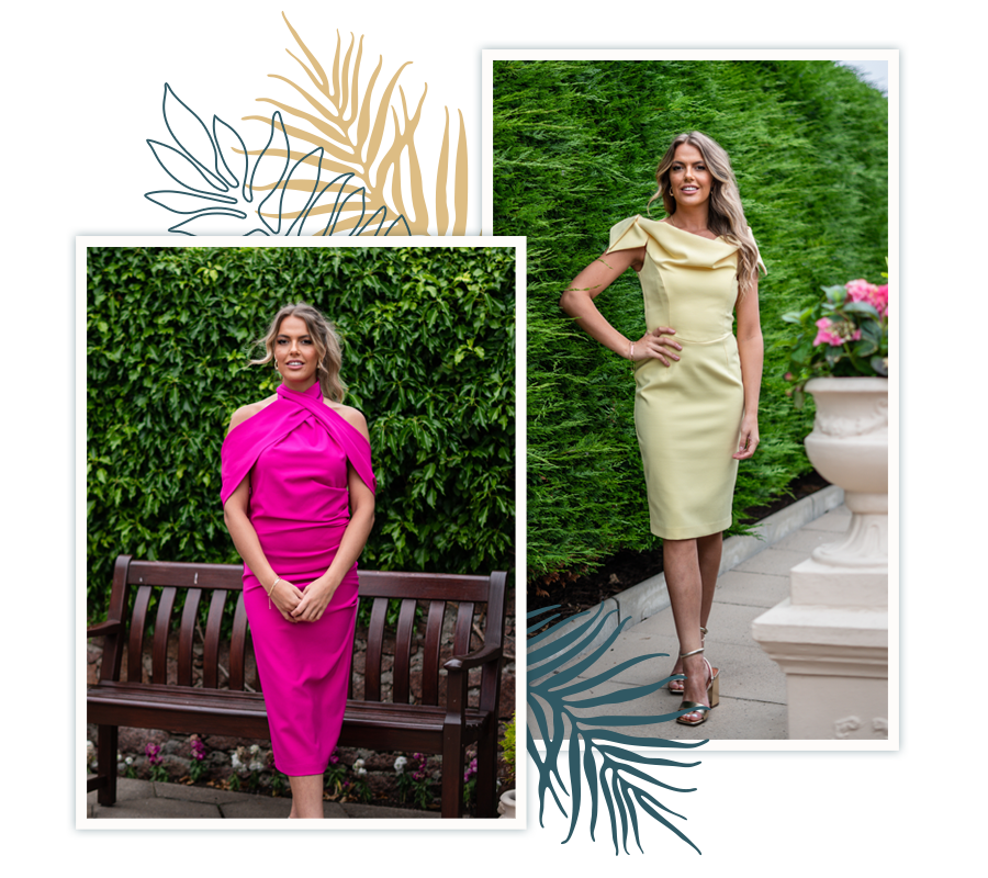 The Collection Island Palm Designer Dress Hire