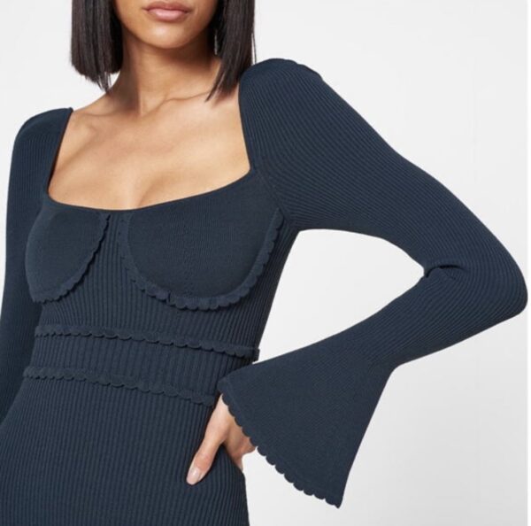 Self Portrait Scallop Dress - Image 3
